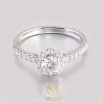 more gold jewellers 0.5ct half band eternity halo