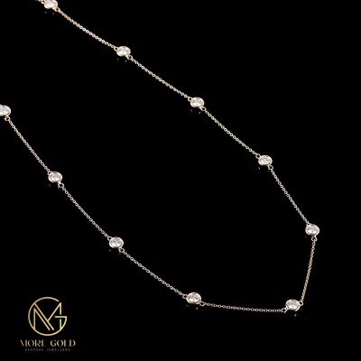 more gold jewellers 11 diamond gold necklace