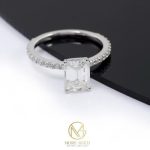 more gold jewellers 1ct emerald cut diamond band