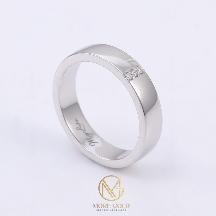 more gold jewellers gents 3 diamond band