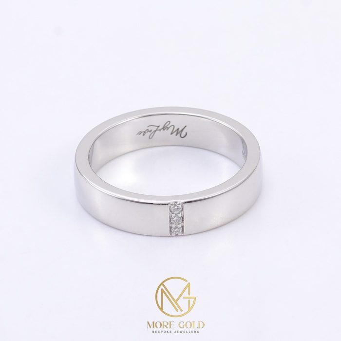 more gold jewellers gents 3 diamond band