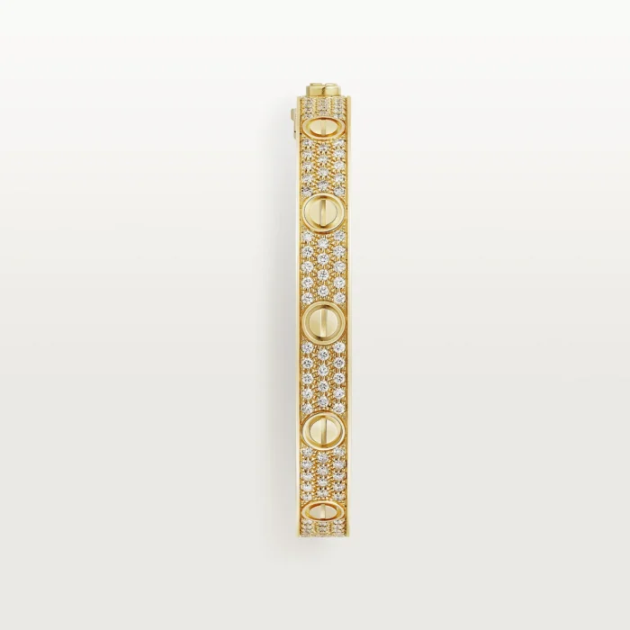 Screw Love Full Diamond Bangle Bracelet Cartier style