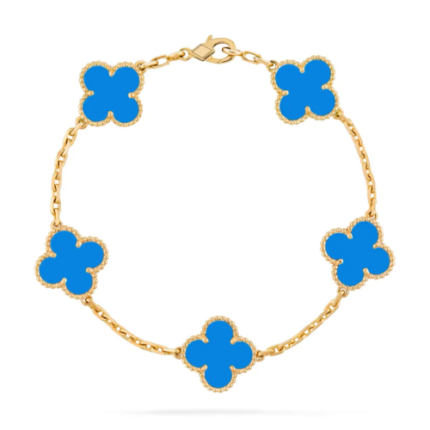 5 Clover Bracelet - Agate