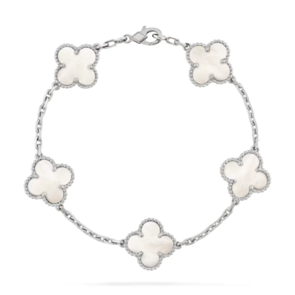 5 Clover Bracelet - Mother of pearl