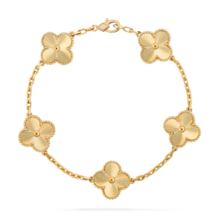 5 Clover Bracelet - Solid yellow